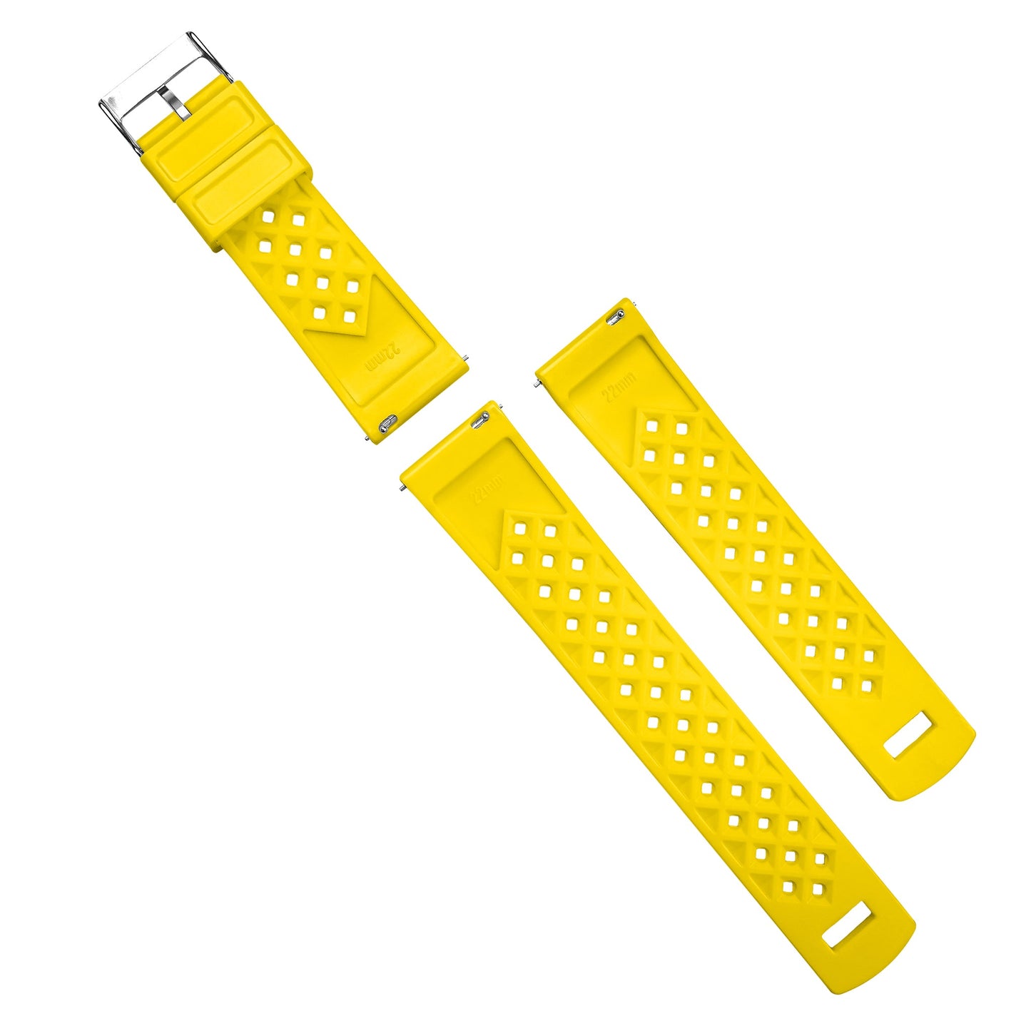 Withings Nokia Activite And Steel Hr Tropical Style Yellow Watch Band by Barton Watch Bands