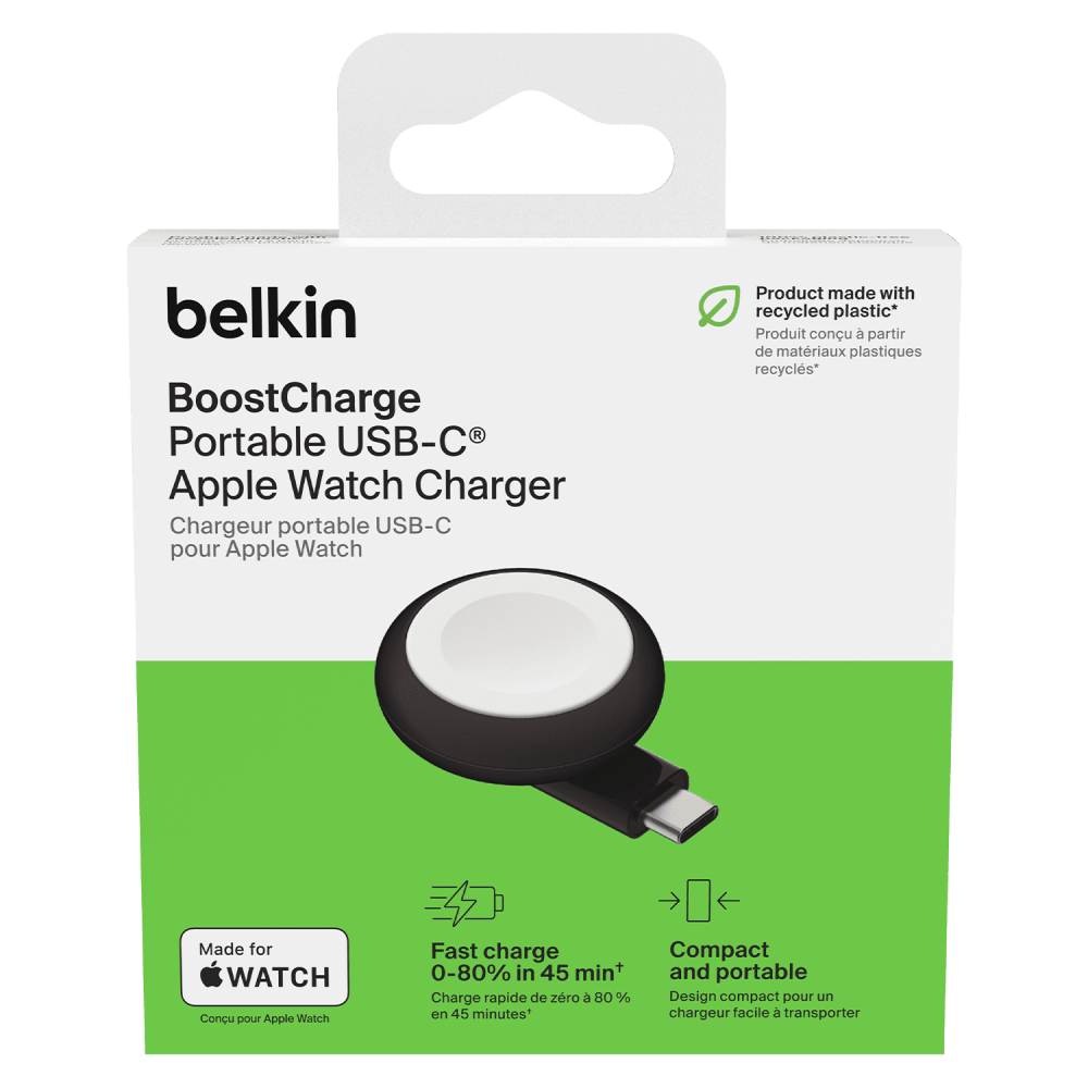 Belkin BoostCharge Portable USB C Apple Watch Charger by Belkin