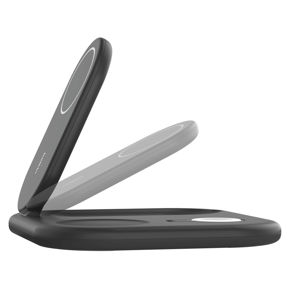 Belkin Qi2 15W 3-in-1 Wireless Pad/Stand - Black by Belkin
