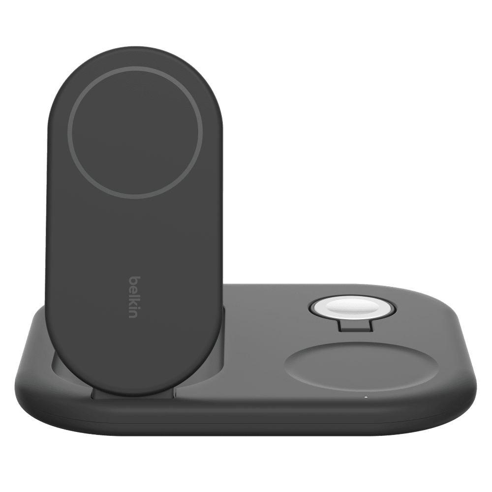 Belkin Qi2 15W 3-in-1 Wireless Pad/Stand - Black