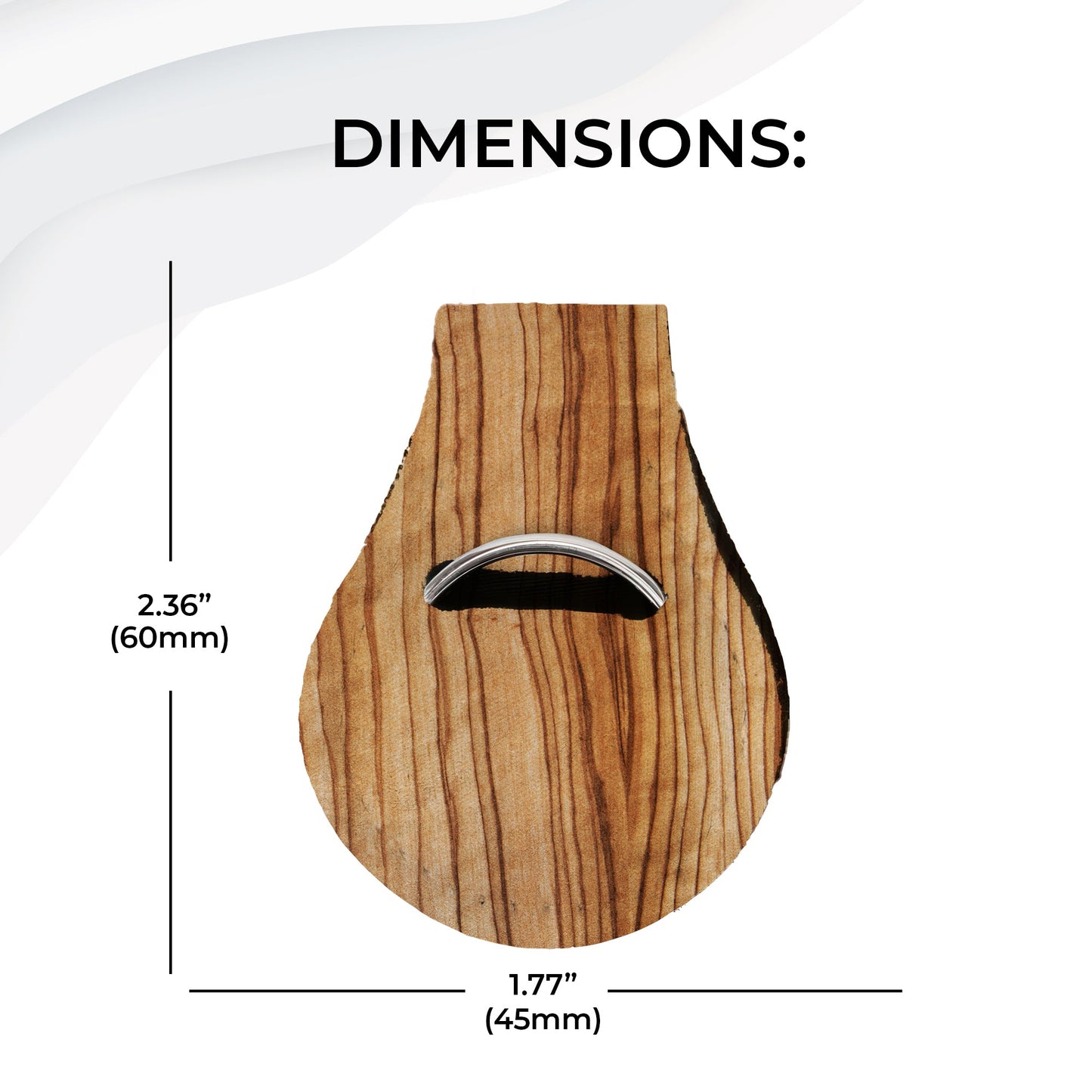 Jolitee Neoprene AirTag Compatible Case Keychain – Durable & Stylish Holder with Secure Ring and Clip, Compatible with Apple AirTag (Wood Pattern) by Jolitee