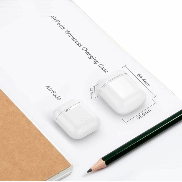 Qi Wireless Charging Case Cover for Apple® Airpods by Infinite Basics