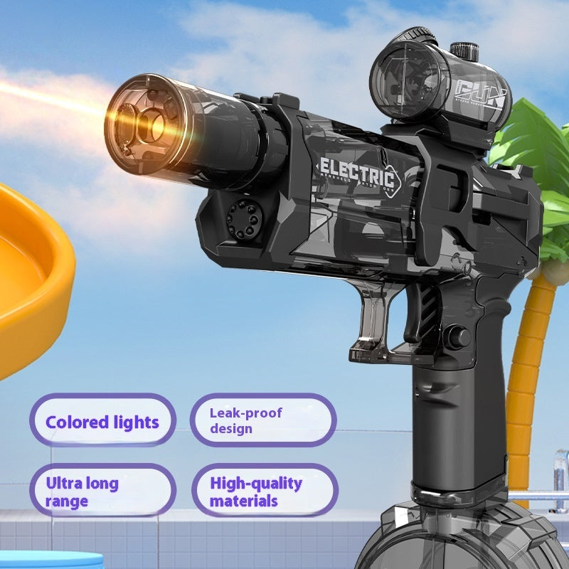 Fire Rat Electric Water Pistol with LED Light - Fully Automatic Water Gun for Summer Fun, Sports, and Kids' Gifts by G8Central.com