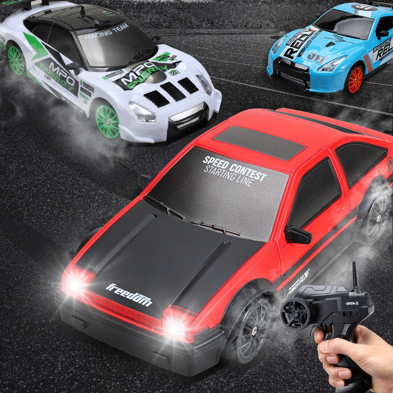 2.4G Drift Rc Car 4WD RC Drift Car Toy Remote Control GTR Model AE86 Vehicle Car RC Racing Car Toy For Children Christmas Gifts by G8Central.com