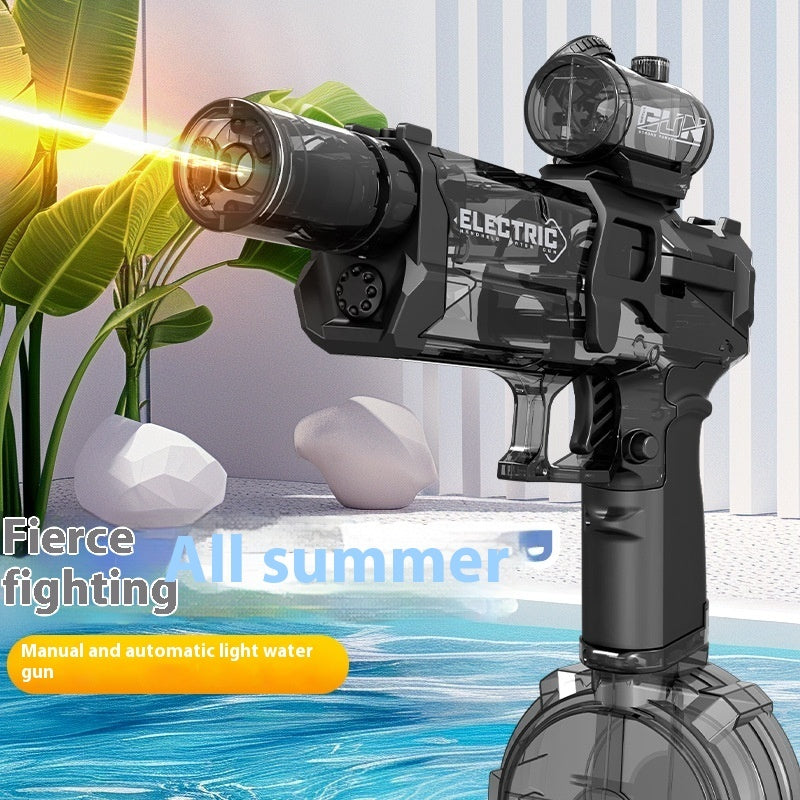 Fire Rat Electric Water Pistol with LED Light - Fully Automatic Water Gun for Summer Fun, Sports, and Kids' Gifts by G8Central.com
