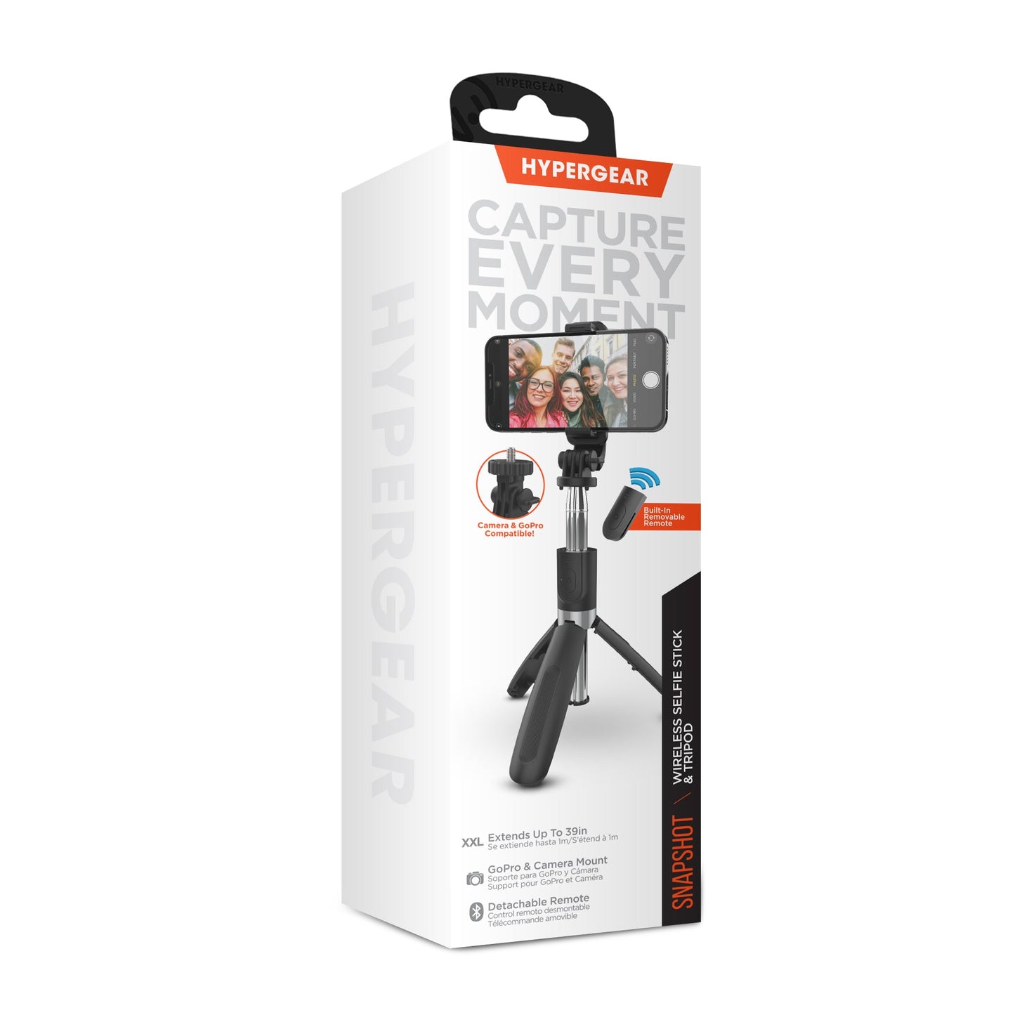 HyperGear SnapShot Wireless Selfie Stick + Tripod by Jupiter Gear Home