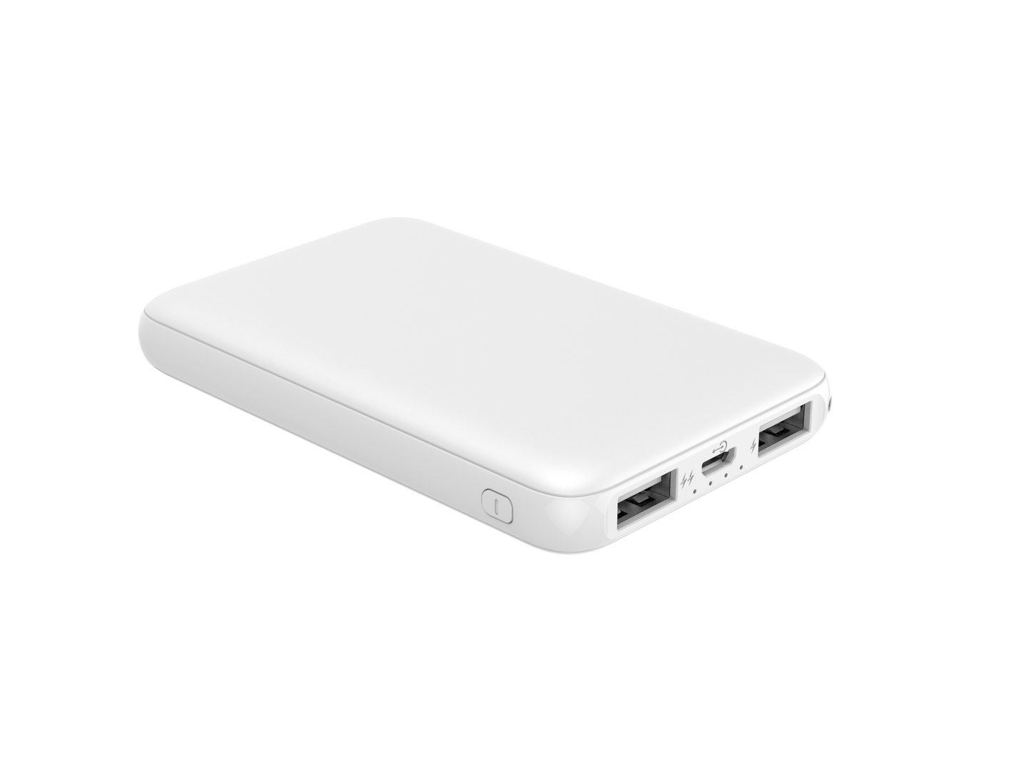 trybe 5000mAh Dual USB-A + USB-C G61-C Power Bank- White
