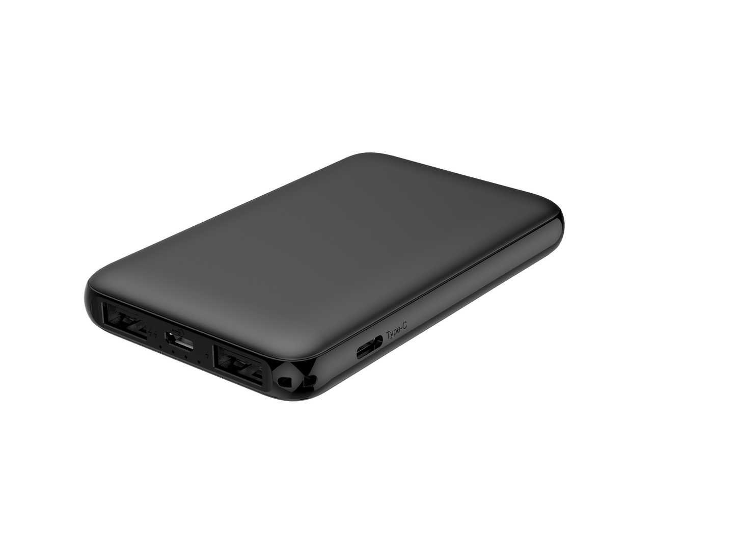 trybe 5000mAh Dual USB-A + USB-C G61-C Power Bank - Black