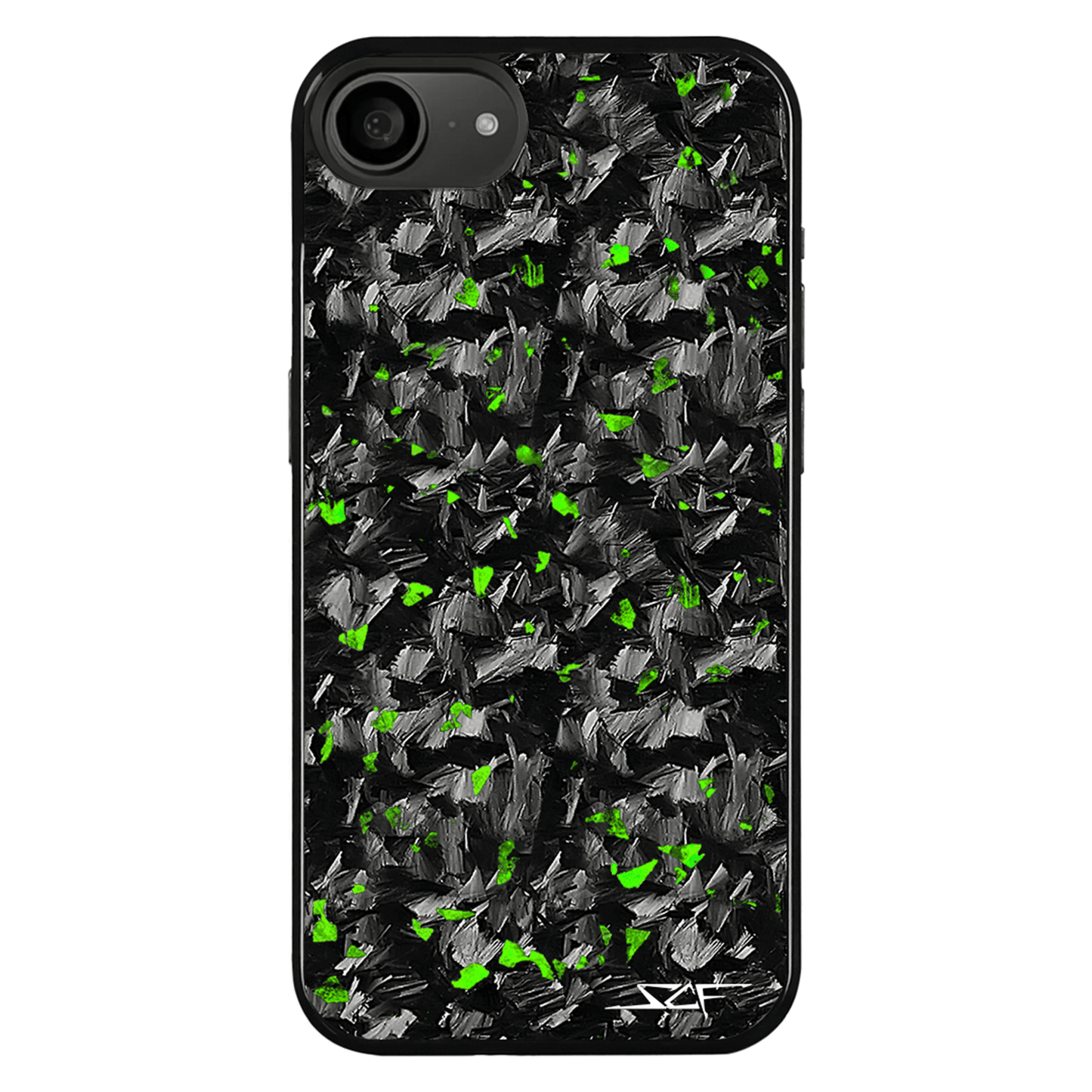 iPhone | Green Flake Real Forged Carbon Fiber Phone Case | CLASSIC Series