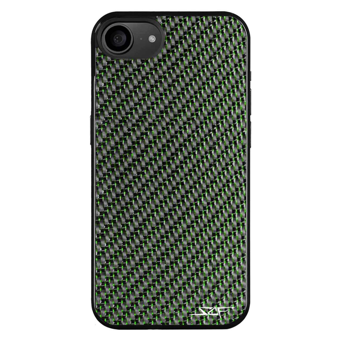 iPhone | Green Lace Real Carbon Fiber Phone Case | CLASSIC Series