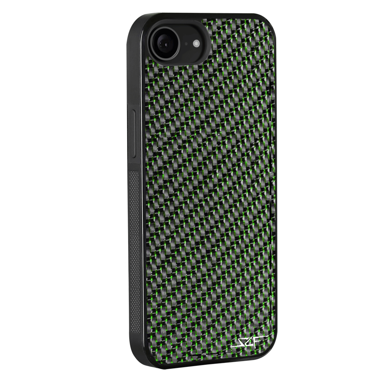 iPhone | Green Lace Real Carbon Fiber Phone Case | CLASSIC Series