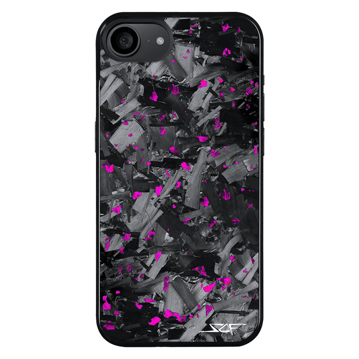 iPhone | Purple Flake Real Forged Chunk Carbon Fiber Phone Case | CLASSIC Series