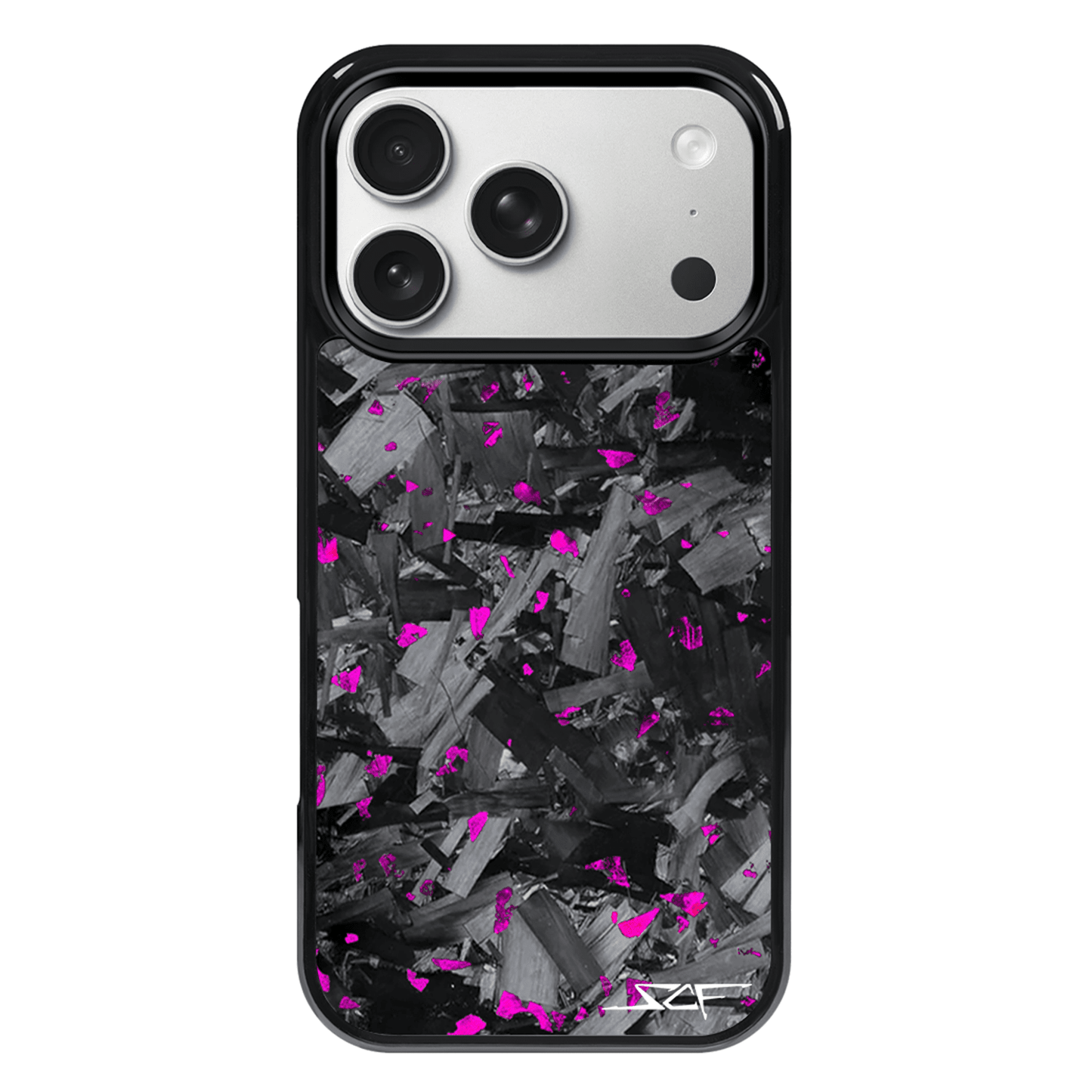 iPhone | Purple Flake Real Forged Chunk Carbon Fiber Phone Case | CLASSIC Series