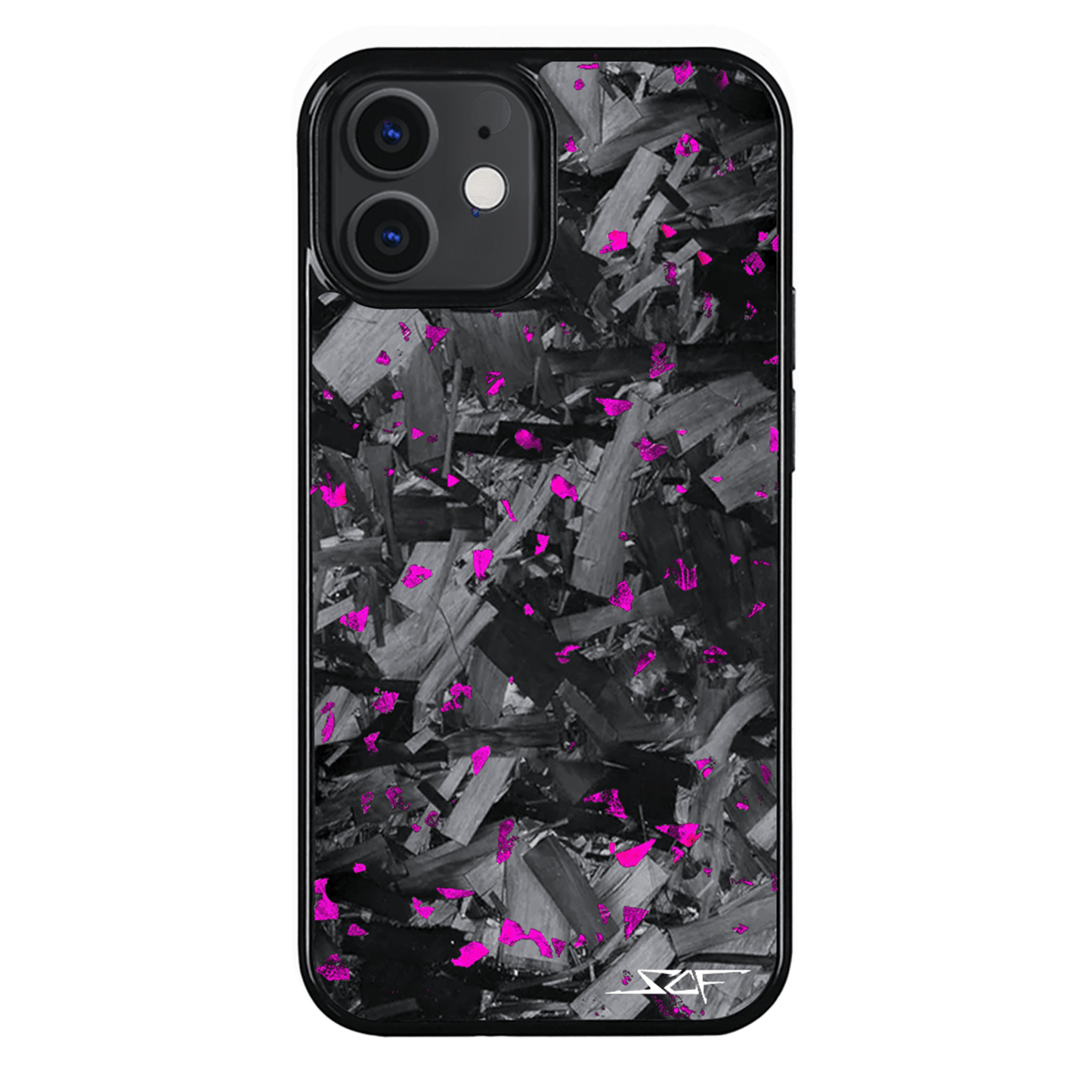 iPhone | Purple Flake Real Forged Chunk Carbon Fiber Phone Case | CLASSIC Series