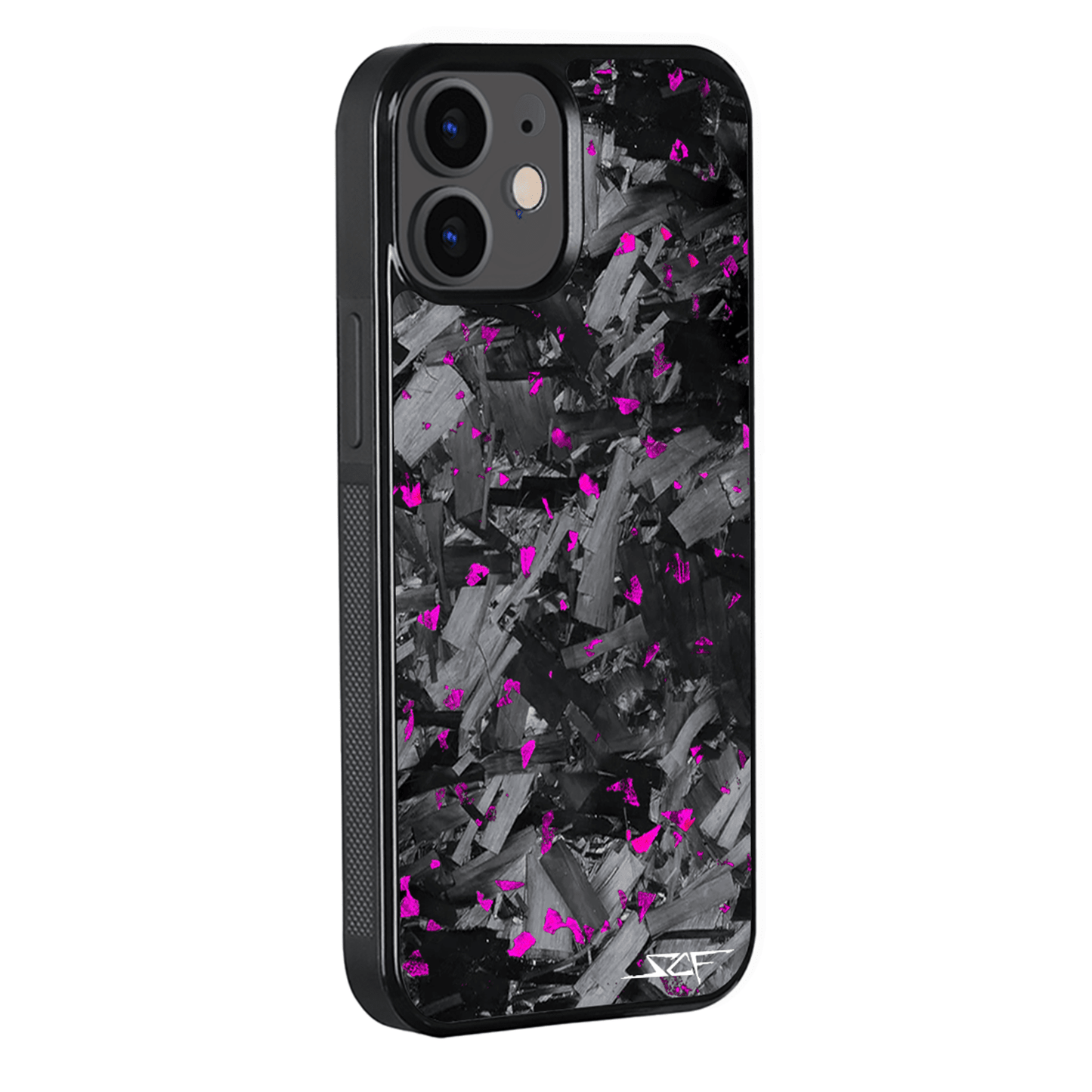 iPhone | Purple Flake Real Forged Chunk Carbon Fiber Phone Case | CLASSIC Series