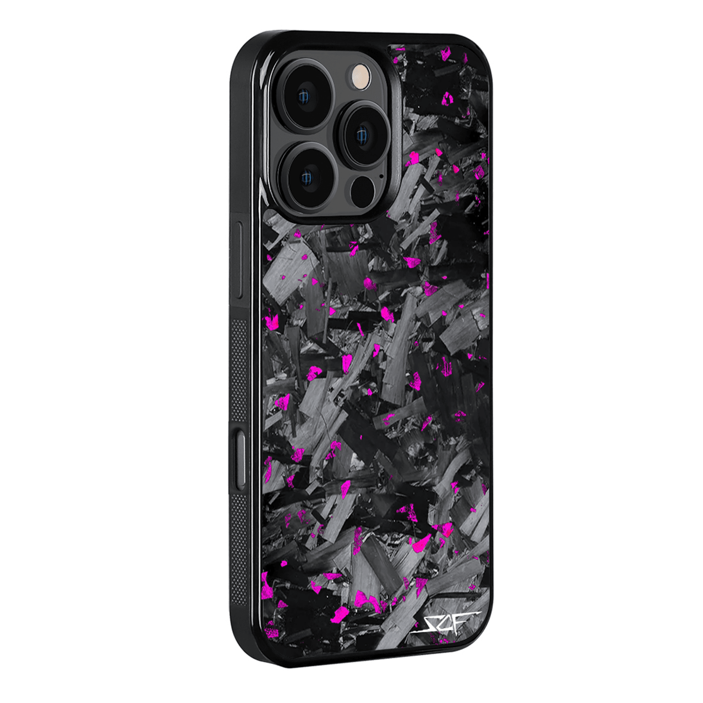 iPhone | Purple Flake Real Forged Chunk Carbon Fiber Phone Case | CLASSIC Series