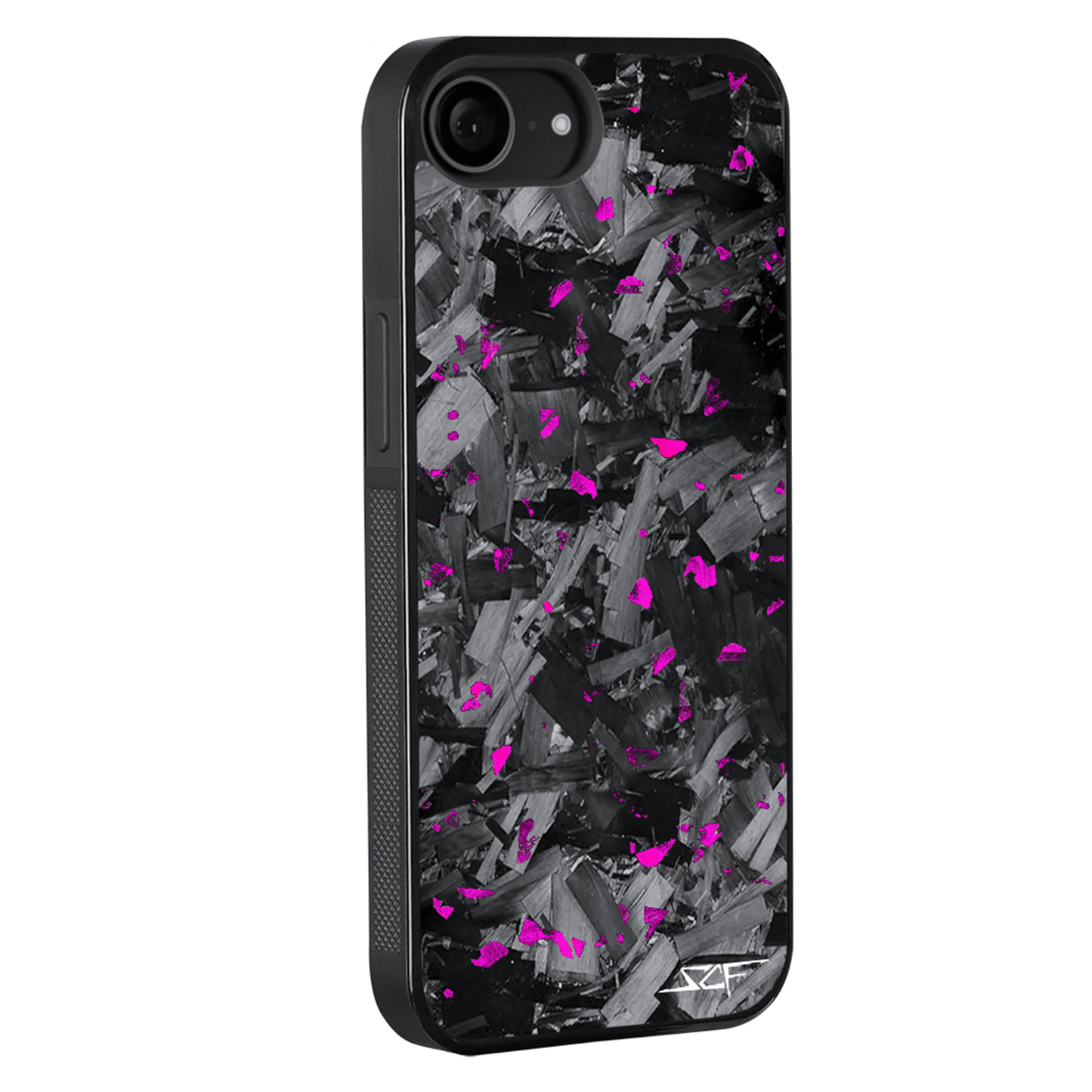 iPhone | Purple Flake Real Forged Chunk Carbon Fiber Phone Case | CLASSIC Series