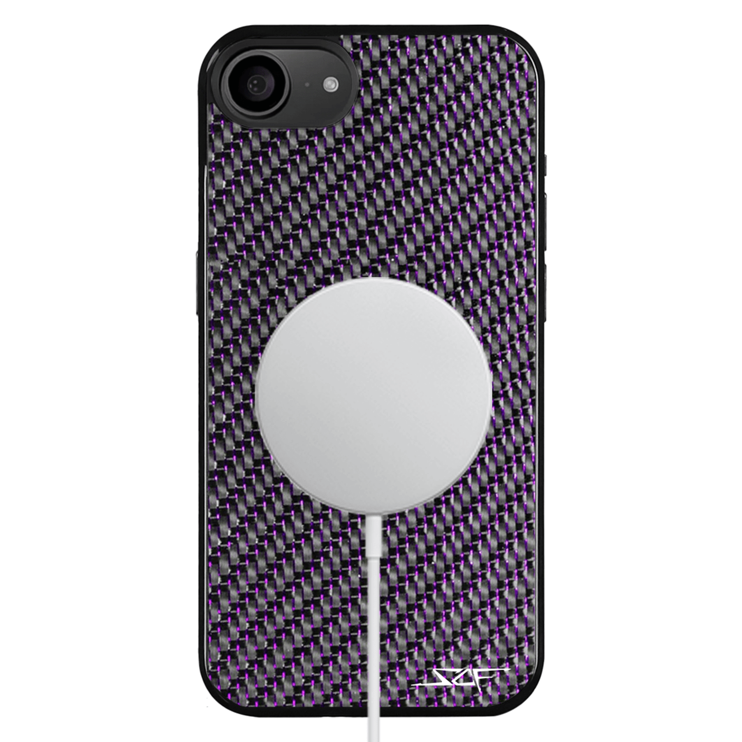 iPhone | Purple Lace Real Carbon Fiber Phone Case | CLASSIC Series