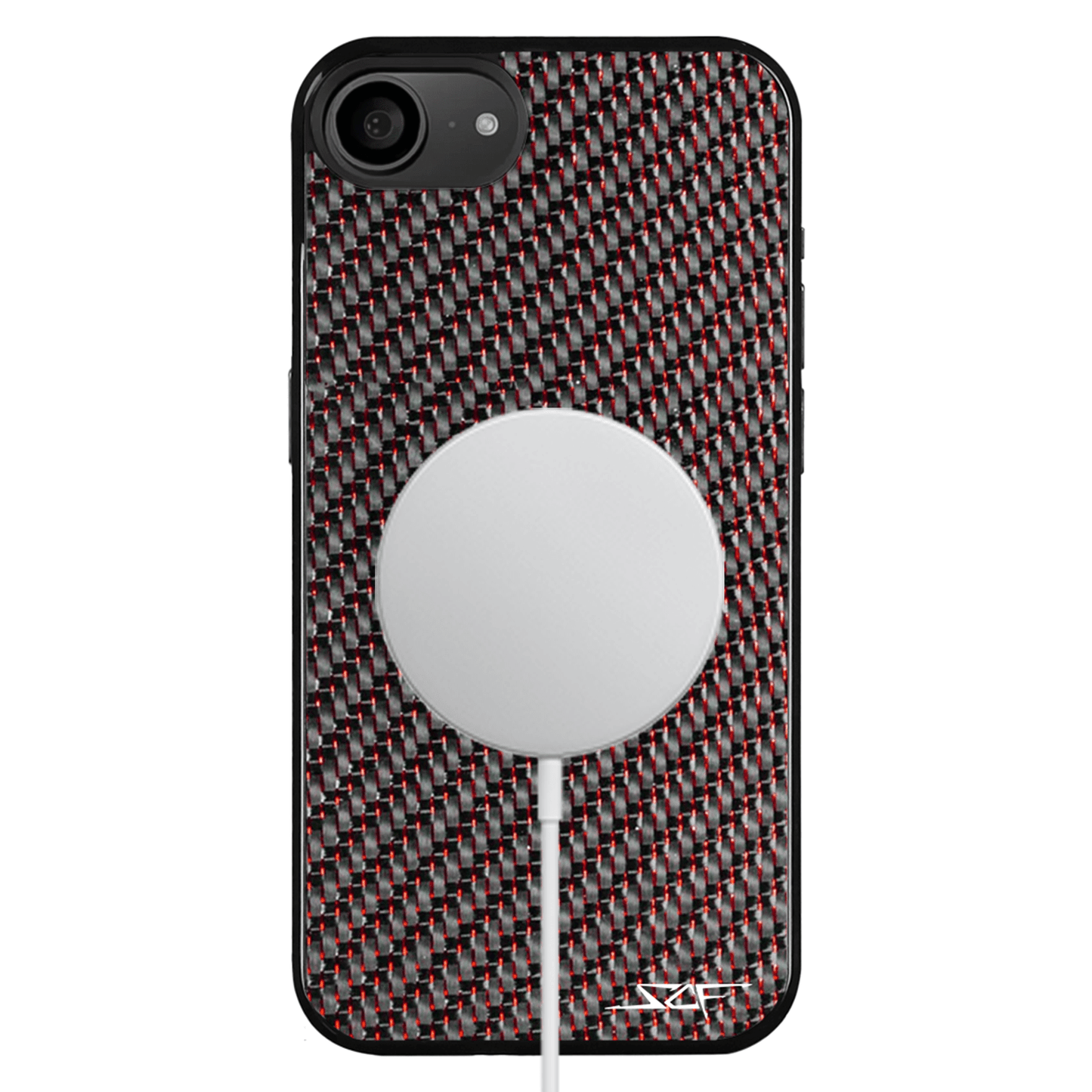 iPhone | Red Lace Real Carbon Fiber Phone Case | CLASSIC Series
