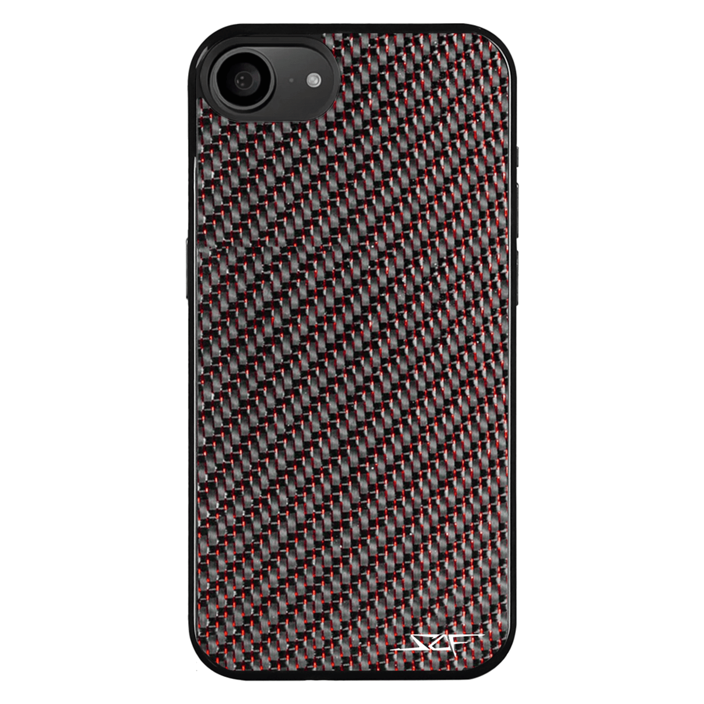 iPhone | Red Lace Real Carbon Fiber Phone Case | CLASSIC Series