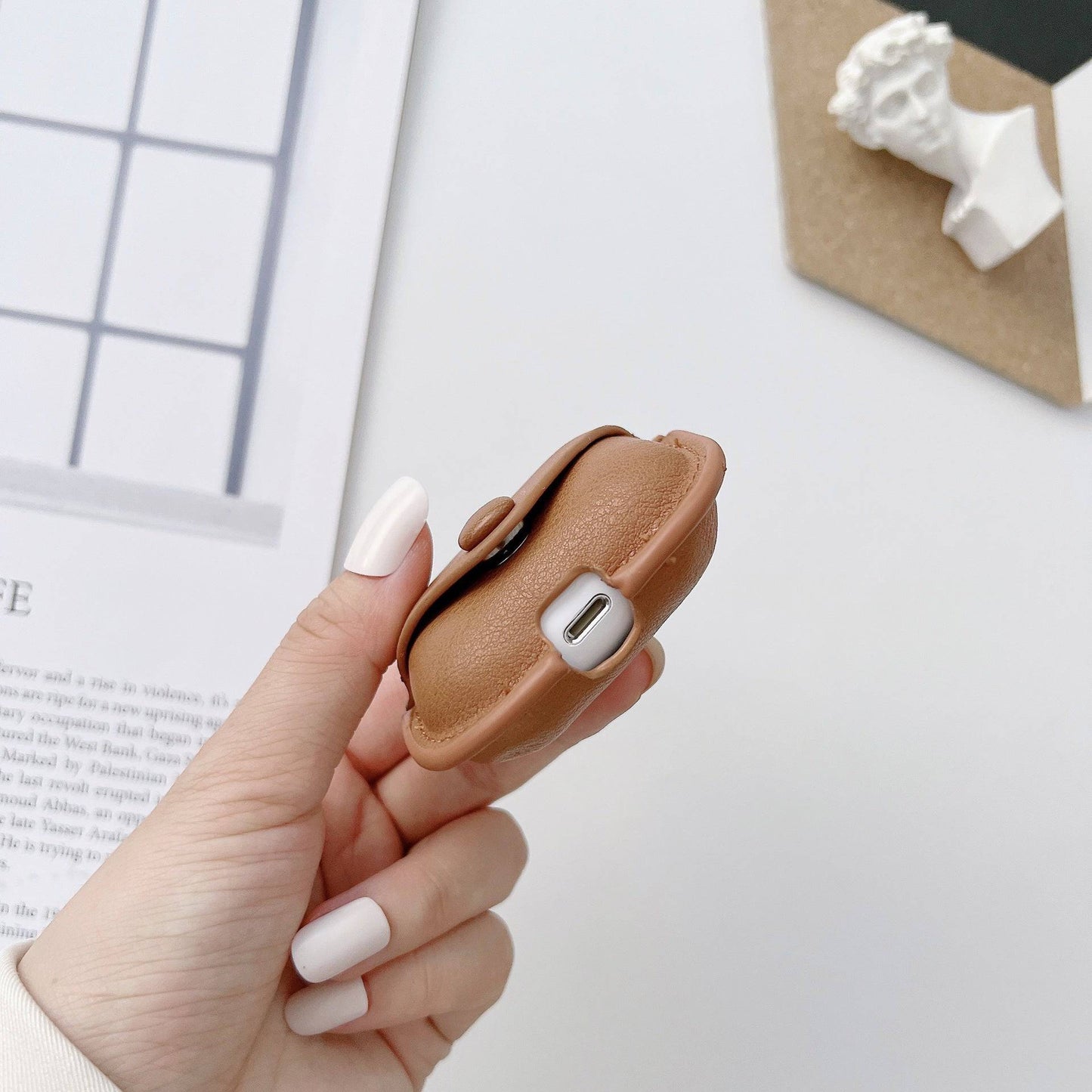Airpod Leather Case (3rd Generation) - Threaded Pear