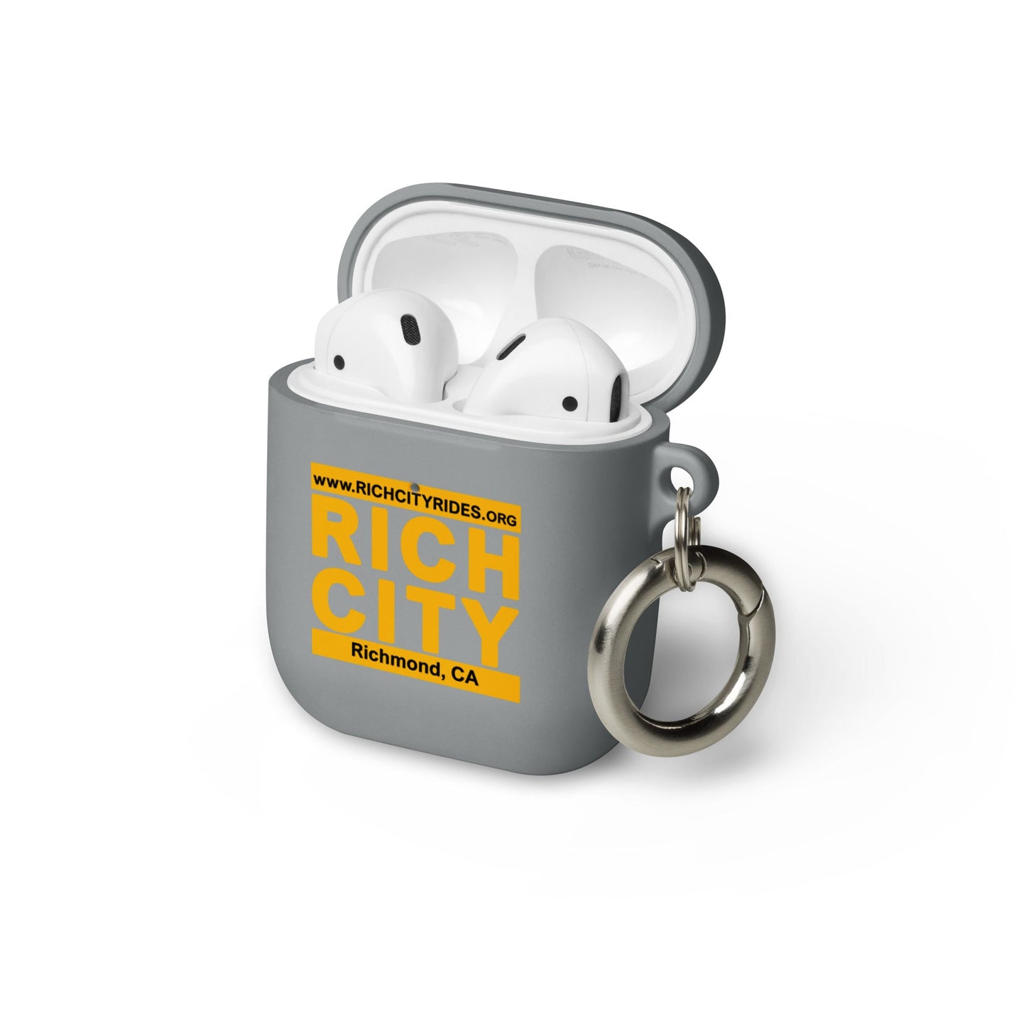 RichCity_Global "RichCity Non-Prof" Rubber Case for AirPods® by 510_Athletics LLC