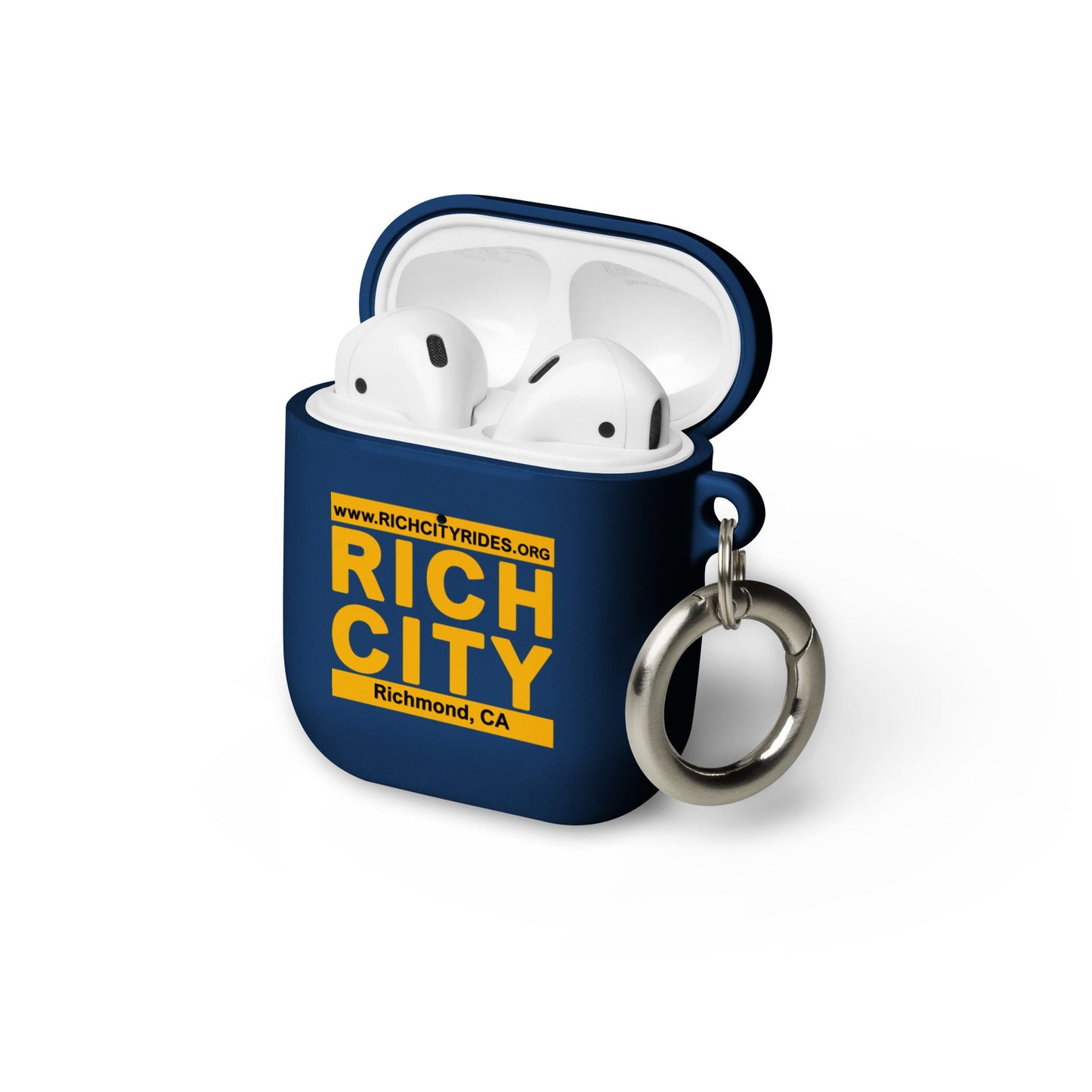 RichCity_Global "RichCity Non-Prof" Rubber Case for AirPods® by 510_Athletics LLC