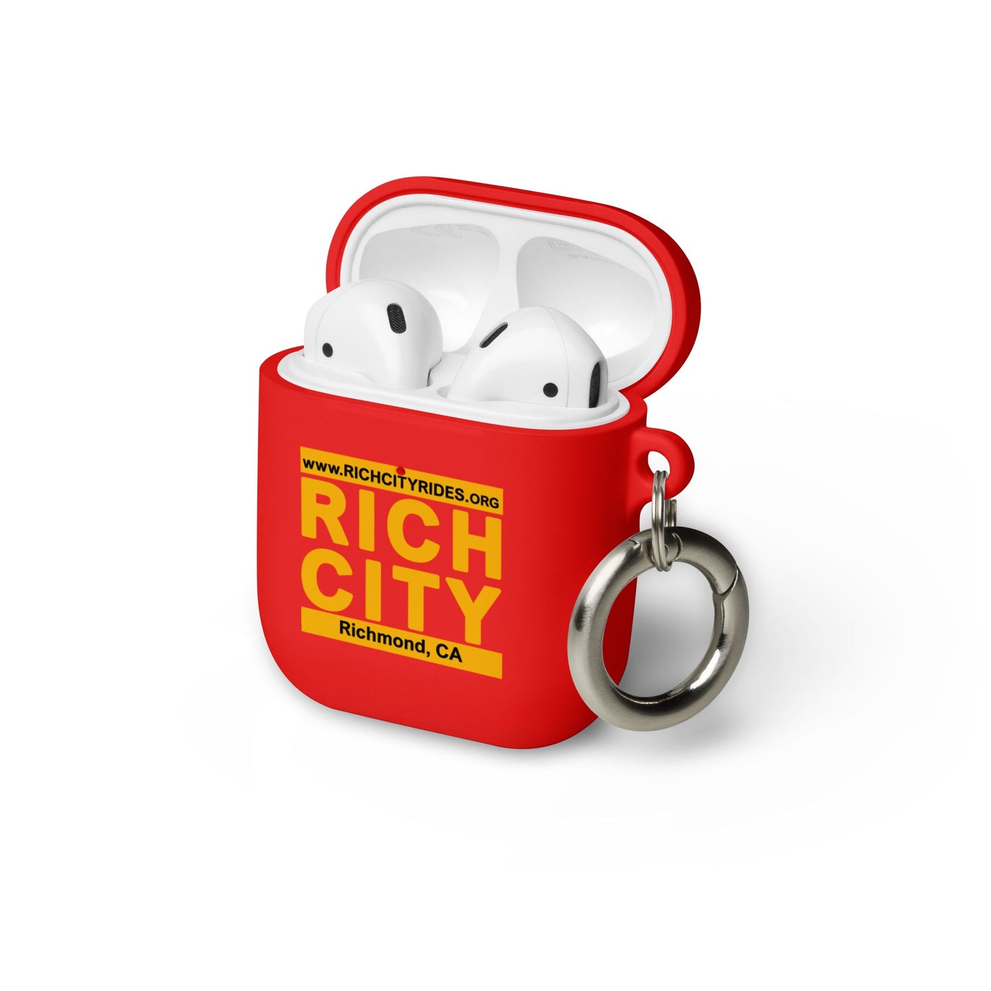 RichCity_Global "RichCity Non-Prof" Rubber Case for AirPods® by 510_Athletics LLC