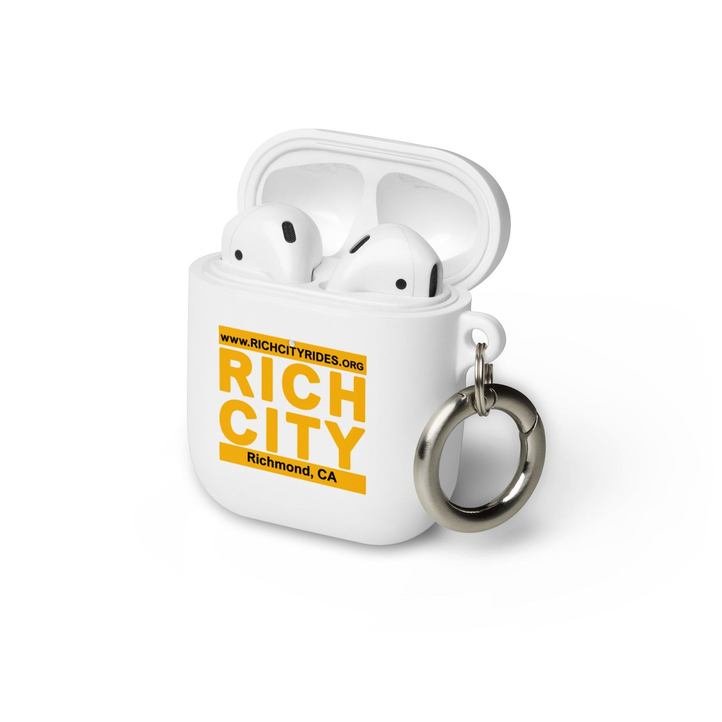 RichCity_Global "RichCity Non-Prof" Rubber Case for AirPods® by 510_Athletics LLC