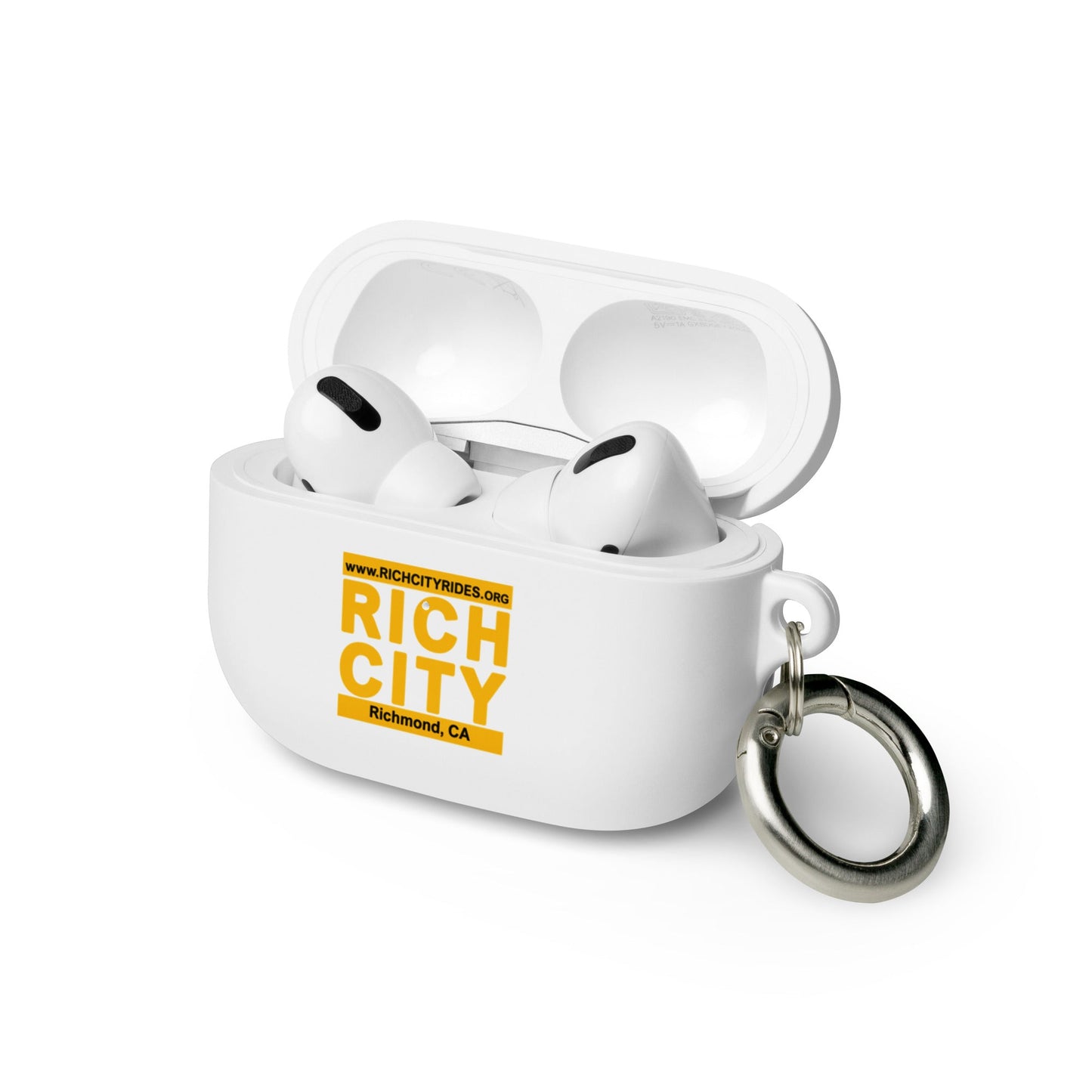 RichCity_Global "RichCity Non-Prof" Rubber Case for AirPods® by 510_Athletics LLC