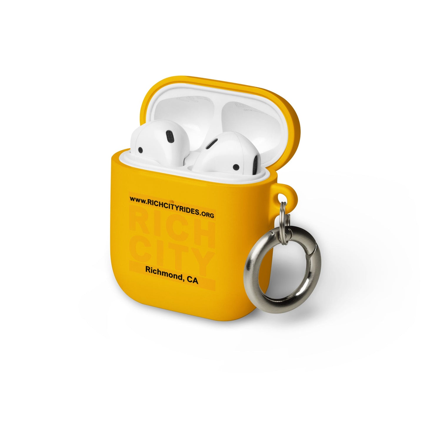 RichCity_Global "RichCity Non-Prof" Rubber Case for AirPods® by 510_Athletics LLC