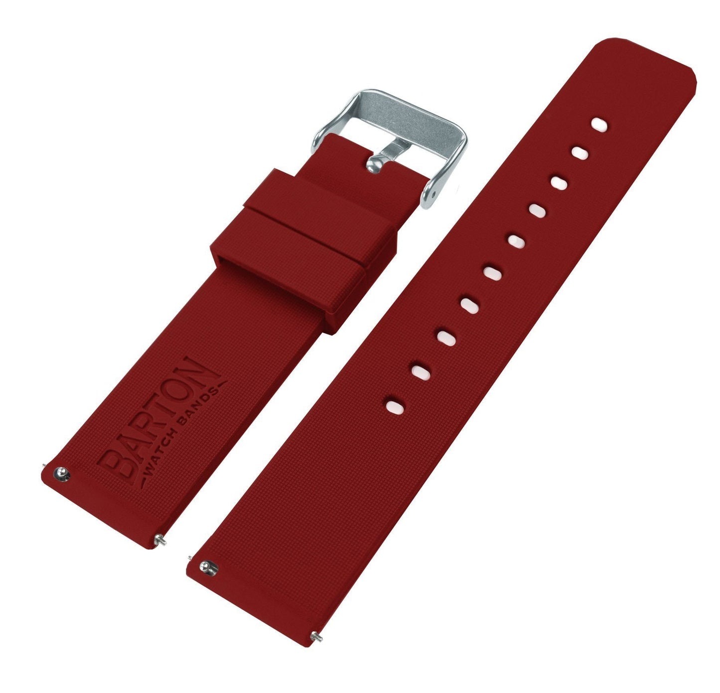 Samsung Galaxy Watch Active | Silicone | Crimson Red - Barton Watch Bands