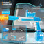 Fire Rat Electric Water Pistol with LED Light - Fully Automatic Water Gun for Summer Fun, Sports, and Kids' Gifts by G8Central.com