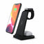 3-in-1 Fast Wireless Charging Stand for Phones, Apple Watch & AirPods by Infinite Basics