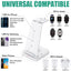 3-in-1 Fast Wireless Charging Stand for Phones, Apple Watch & AirPods by Infinite Basics