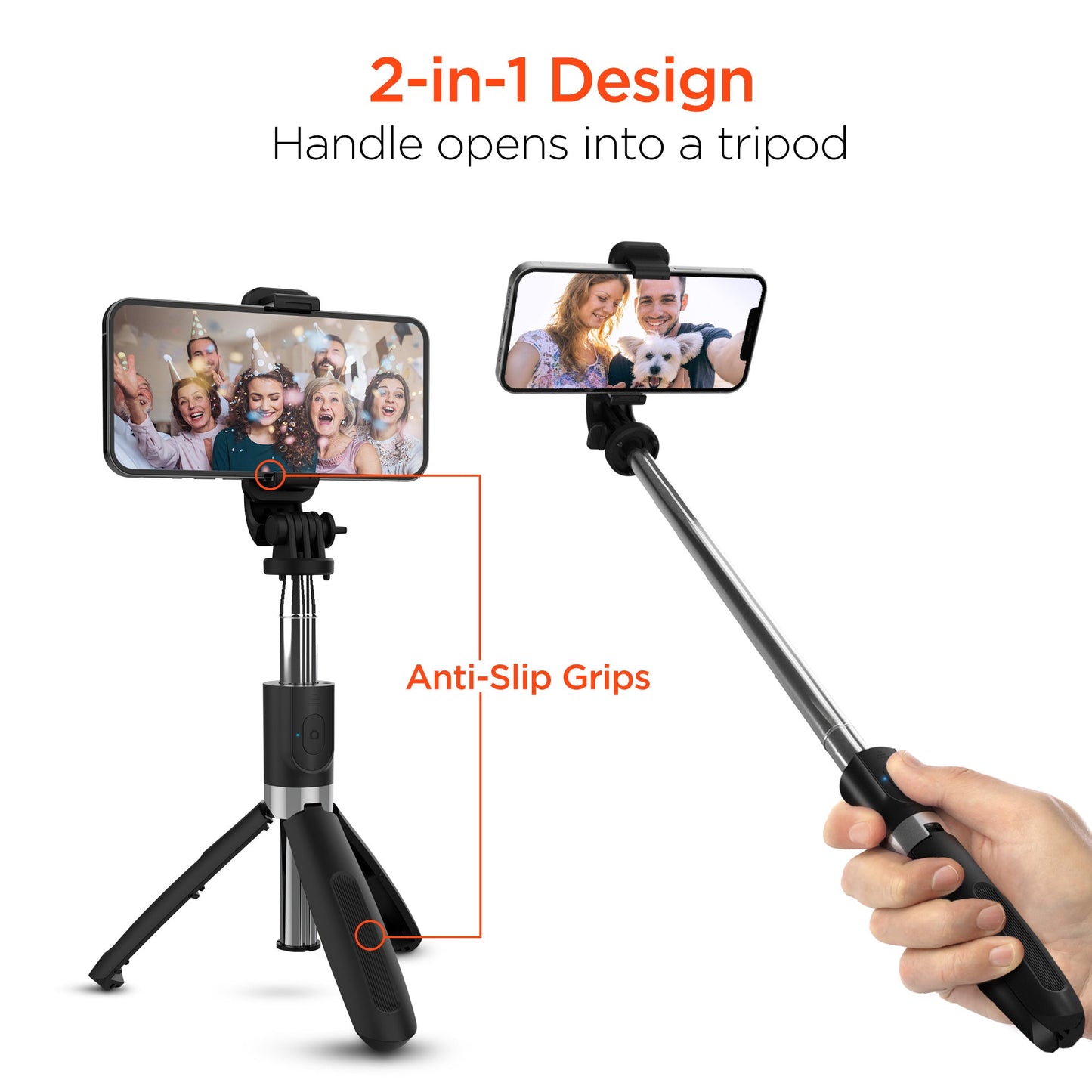 HyperGear SnapShot Wireless Selfie Stick + Tripod by Jupiter Gear Home