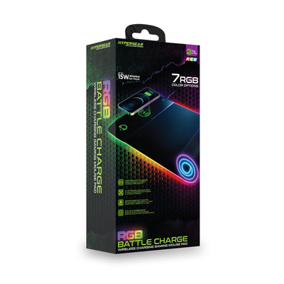 HyperGear Battle Charge Wireless Gaming Mouse Pad with Wireless Charging by Jupiter Gear Home
