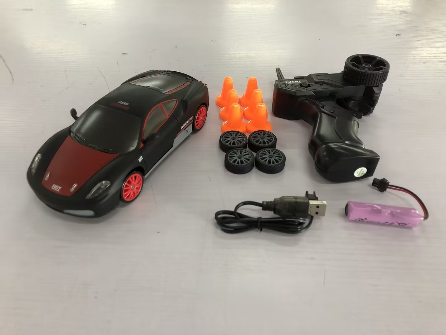 2.4G Drift Rc Car 4WD RC Drift Car Toy Remote Control GTR Model AE86 Vehicle Car RC Racing Car Toy For Children Christmas Gifts by G8Central.com