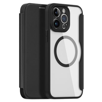 iPhone 14 Pro Max Leather Case DUX DUCIS Skin X Pro Series Flip Cover Compatible with MagSafe