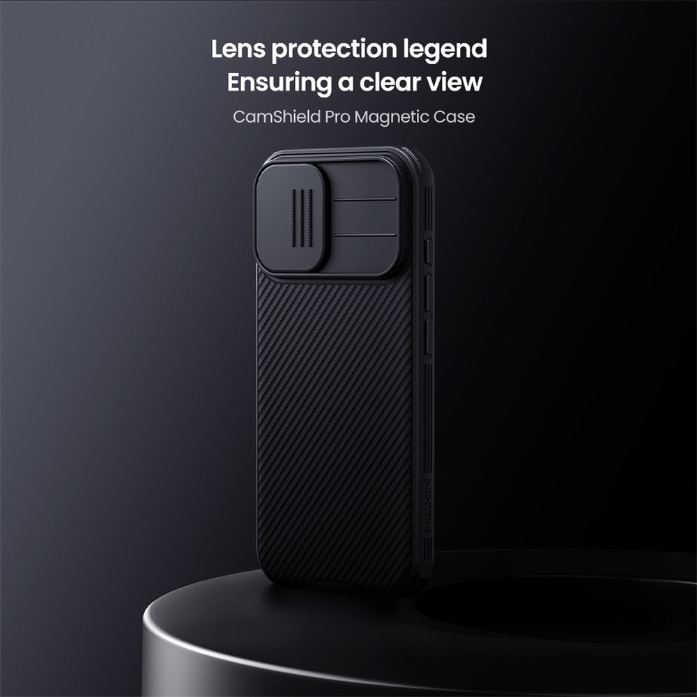 NILLKIN Camshield Pro for iPhone 17 Case Compatible with MagSafe TPU + PC Phone Cover with Slider Camera