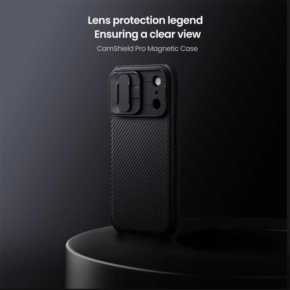 NILLKIN Camshield Pro for iPhone 17 Pro Case Compatible with MagSafe TPU + PC Phone Cover with Slider Camera