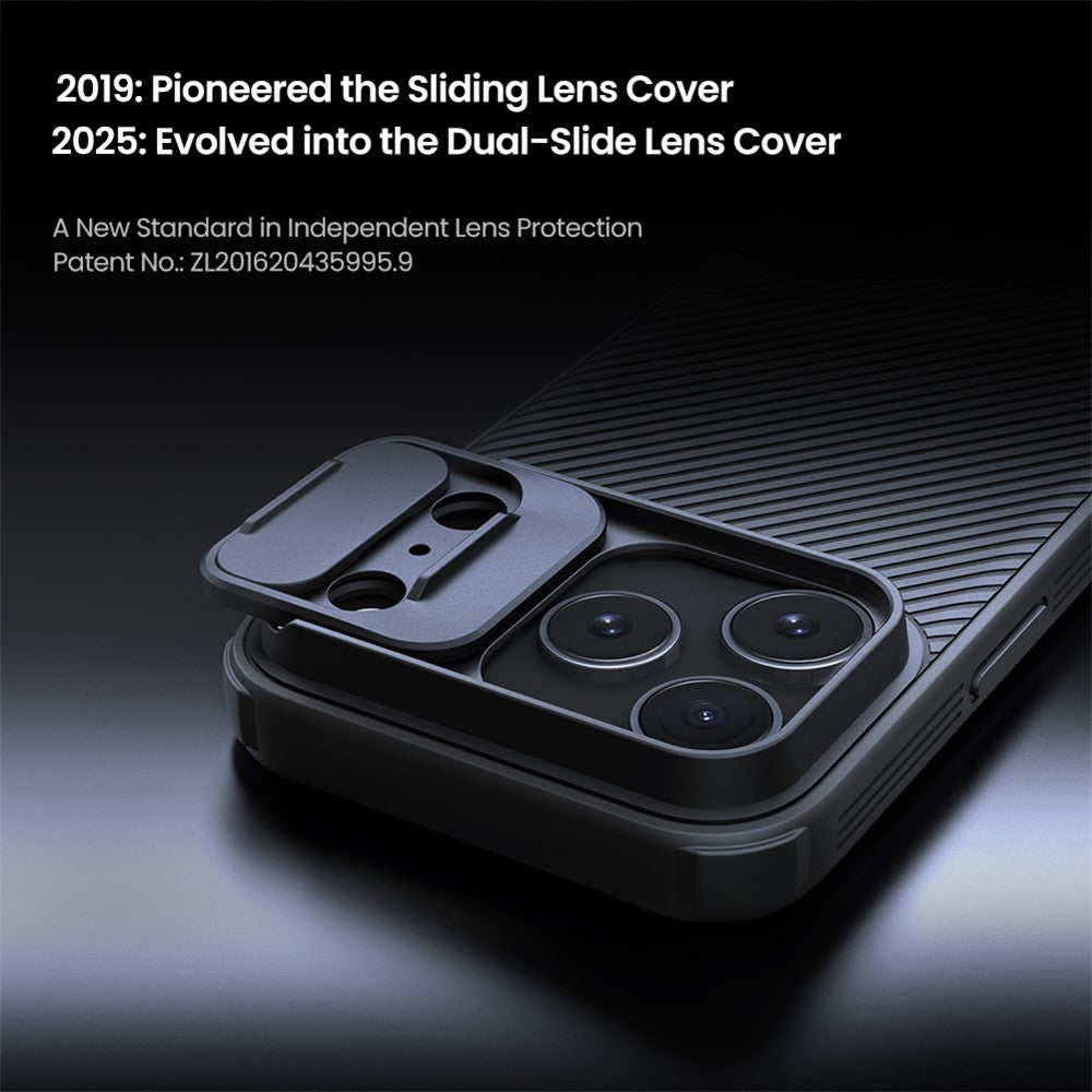 NILLKIN Camshield Pro for iPhone 17 Pro Case Compatible with MagSafe TPU + PC Phone Cover with Slider Camera
