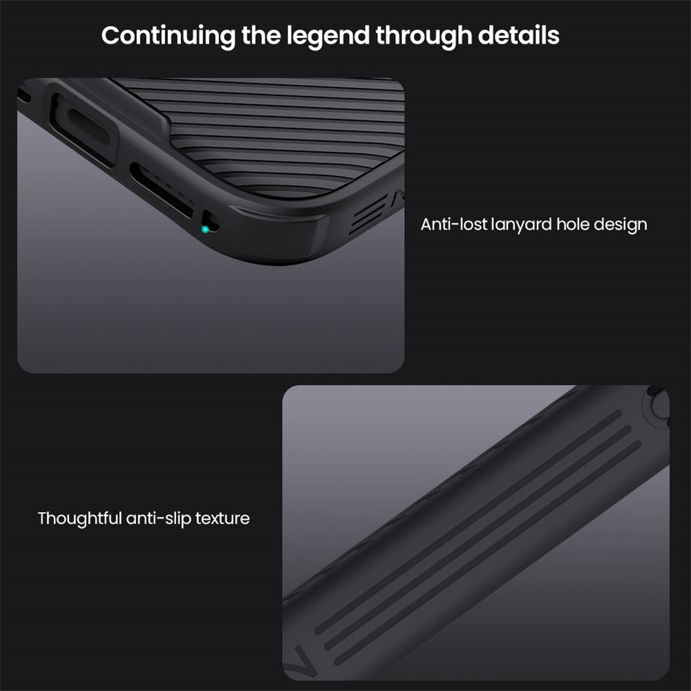 NILLKIN Camshield Pro for iPhone 17 Pro Max Case Compatible with MagSafe TPU + PC Phone Cover with Slider Camera