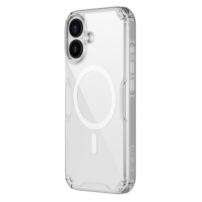NILLKIN Nature Pro Series for iPhone 17 Case Compatible with MagSafe TPU + PC Ultra Clear Phone Case