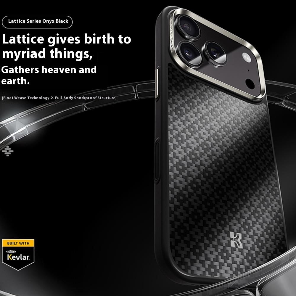 BENKS Y2 For iPhone 17 Pro Max Case Kevlar Aramid Fiber Weave Texture Phone Cover Compatible with MagSafe