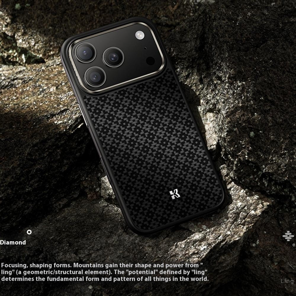 BENKS Y2 For iPhone 17 Pro Max Case Kevlar Aramid Fiber Weave Texture Phone Cover Compatible with MagSafe