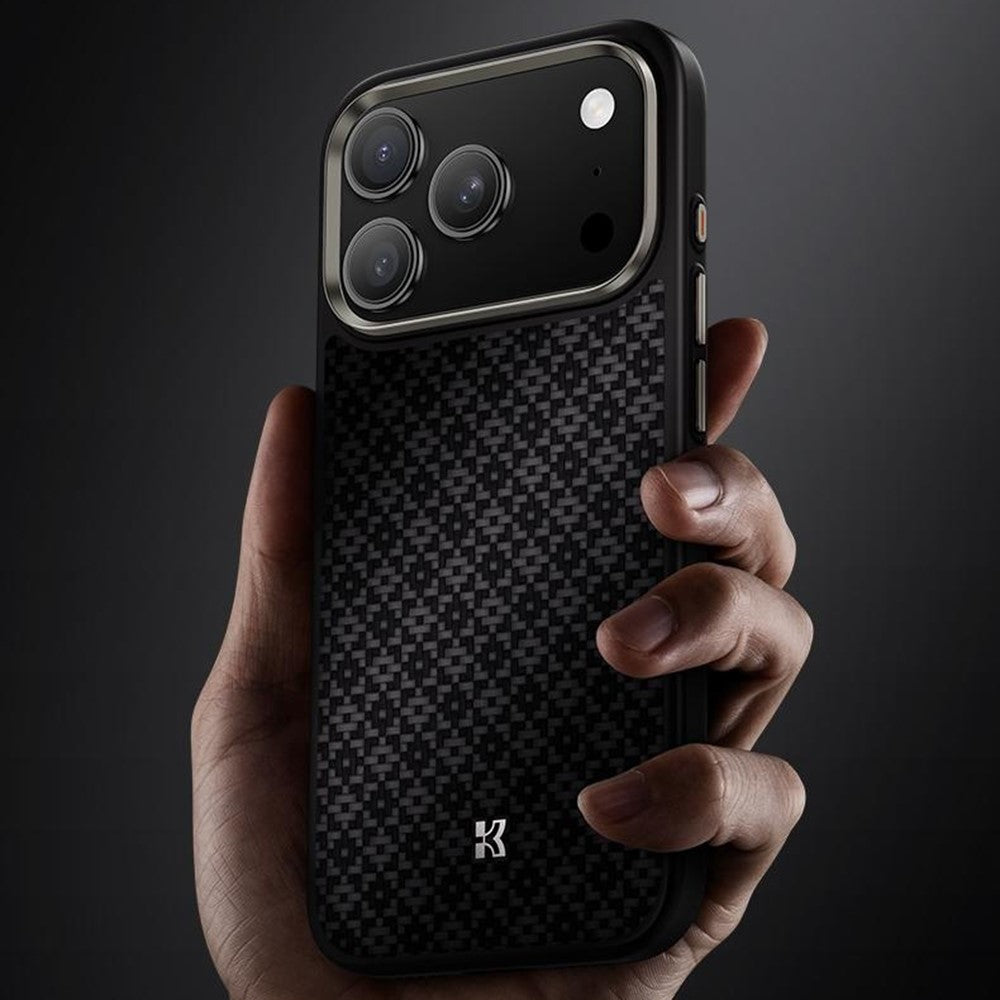 BENKS Y2 For iPhone 17 Pro Max Case Kevlar Aramid Fiber Weave Texture Phone Cover Compatible with MagSafe