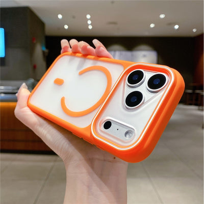 For iPhone 17 Pro Max Case Compatible with MagSafe Large Viewing Window TPU + PC Shockproof Phone Cover