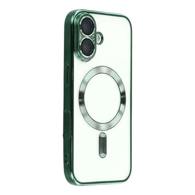 iPhone 17 Magnetic Case CD Veins Glass Lens Guard TPU Phone Back Cover