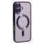 iPhone 16 Magnetic Case CD Veins Glass Lens Guard Phone Back Cover